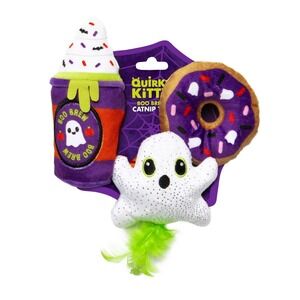 Quirky Kitty Boo Brew Cat Plush Toy
